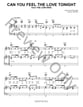 Can You Feel The Love Tonight (Classical Version) EPRINT piano sheet music cover